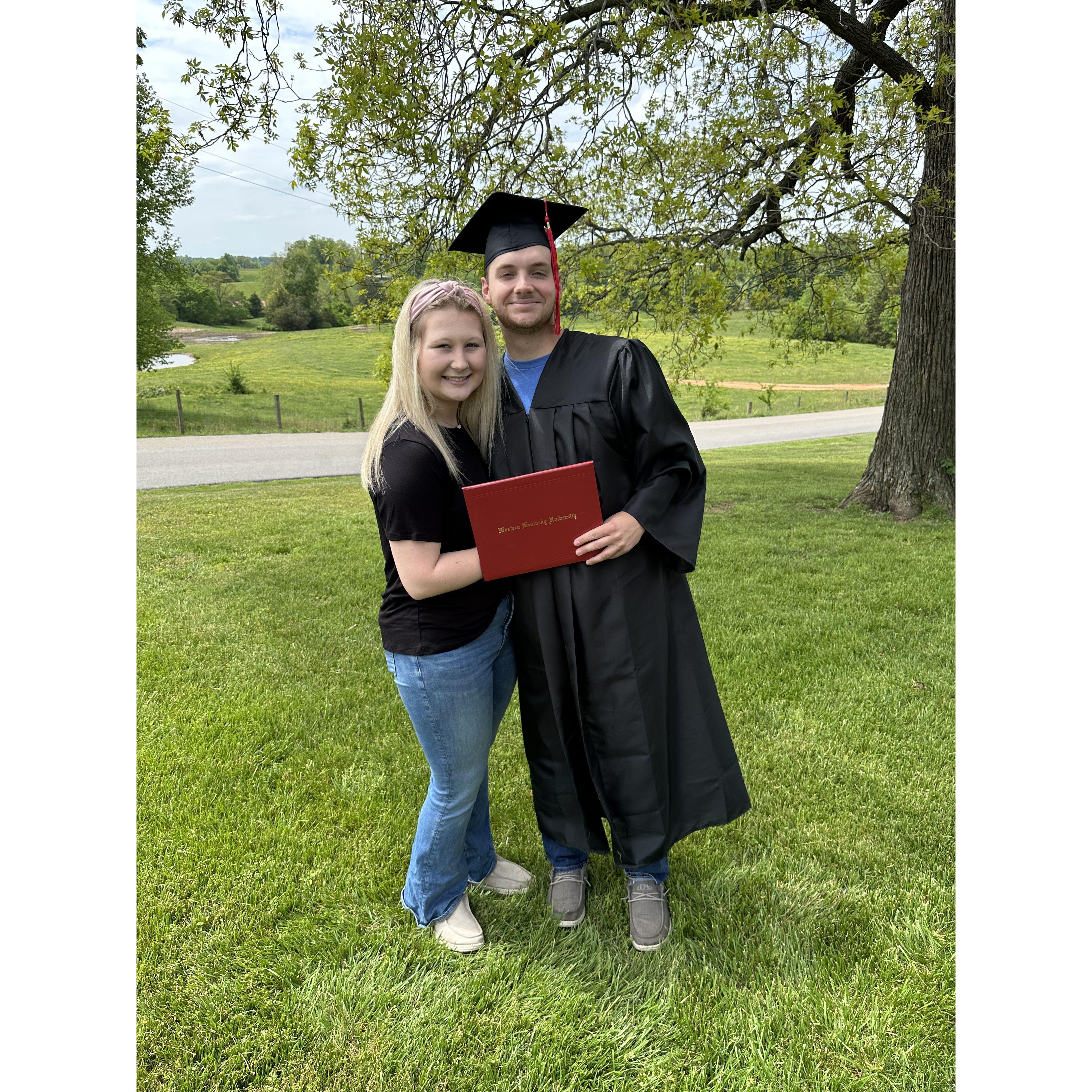HE GRADUATED :)