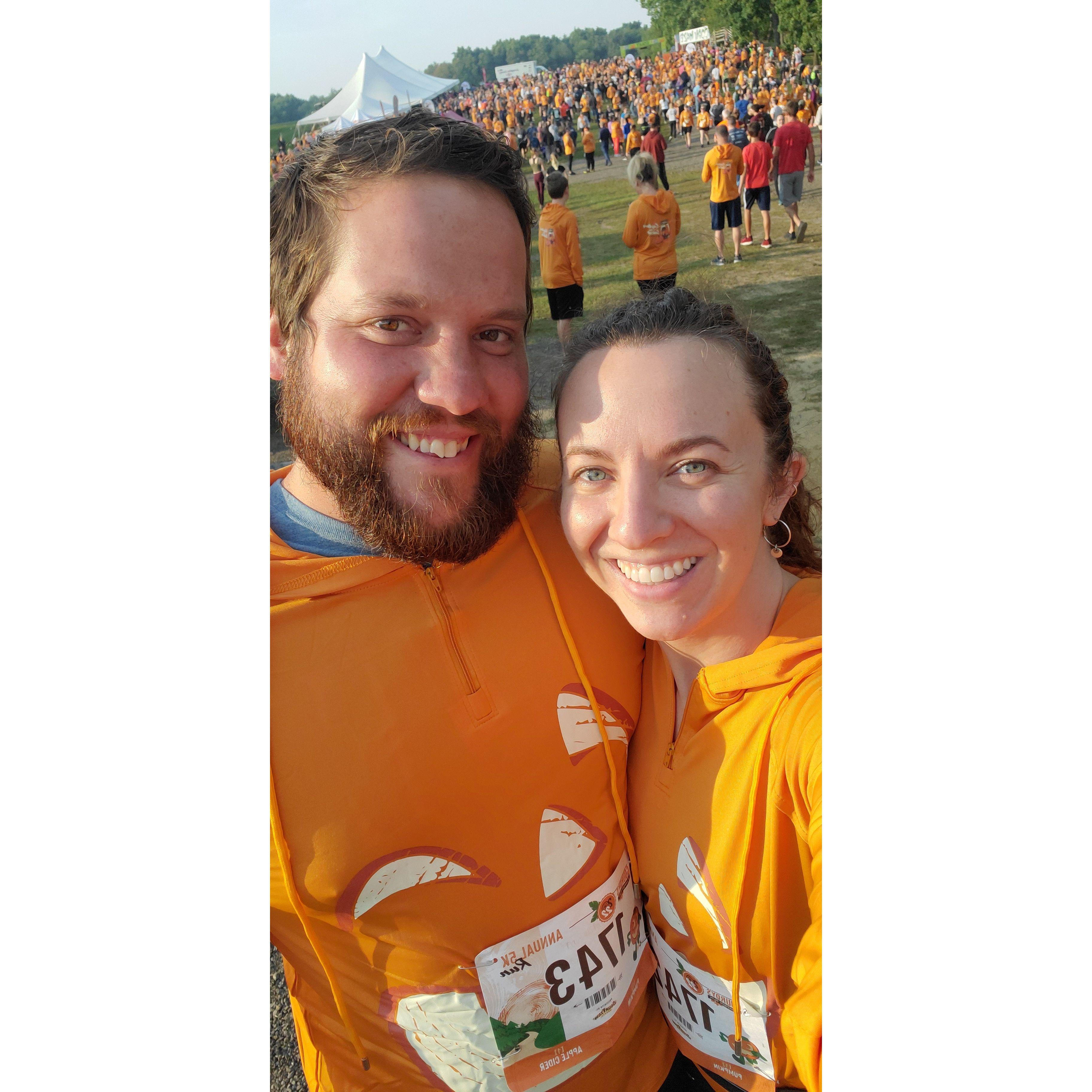 Pumpkin 5k at Spicer's Orchard; September 17, 2022.
