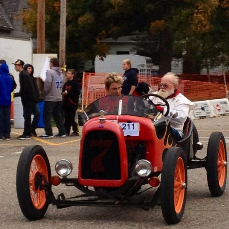 Charlie at the Hill Climb