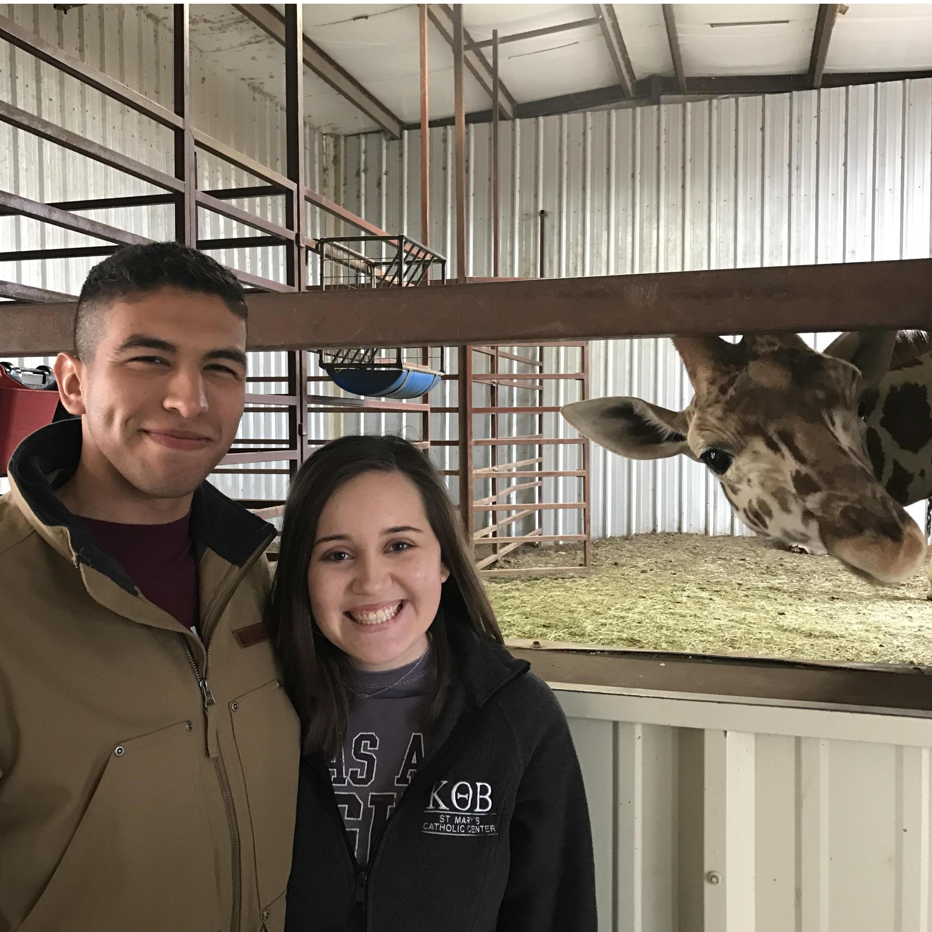 Our first date was at an outdoor safari!