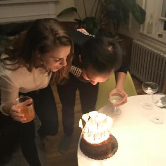 Our wonderful friends Nick and Becca threw a surprise engagement party for us (and for Legend)!