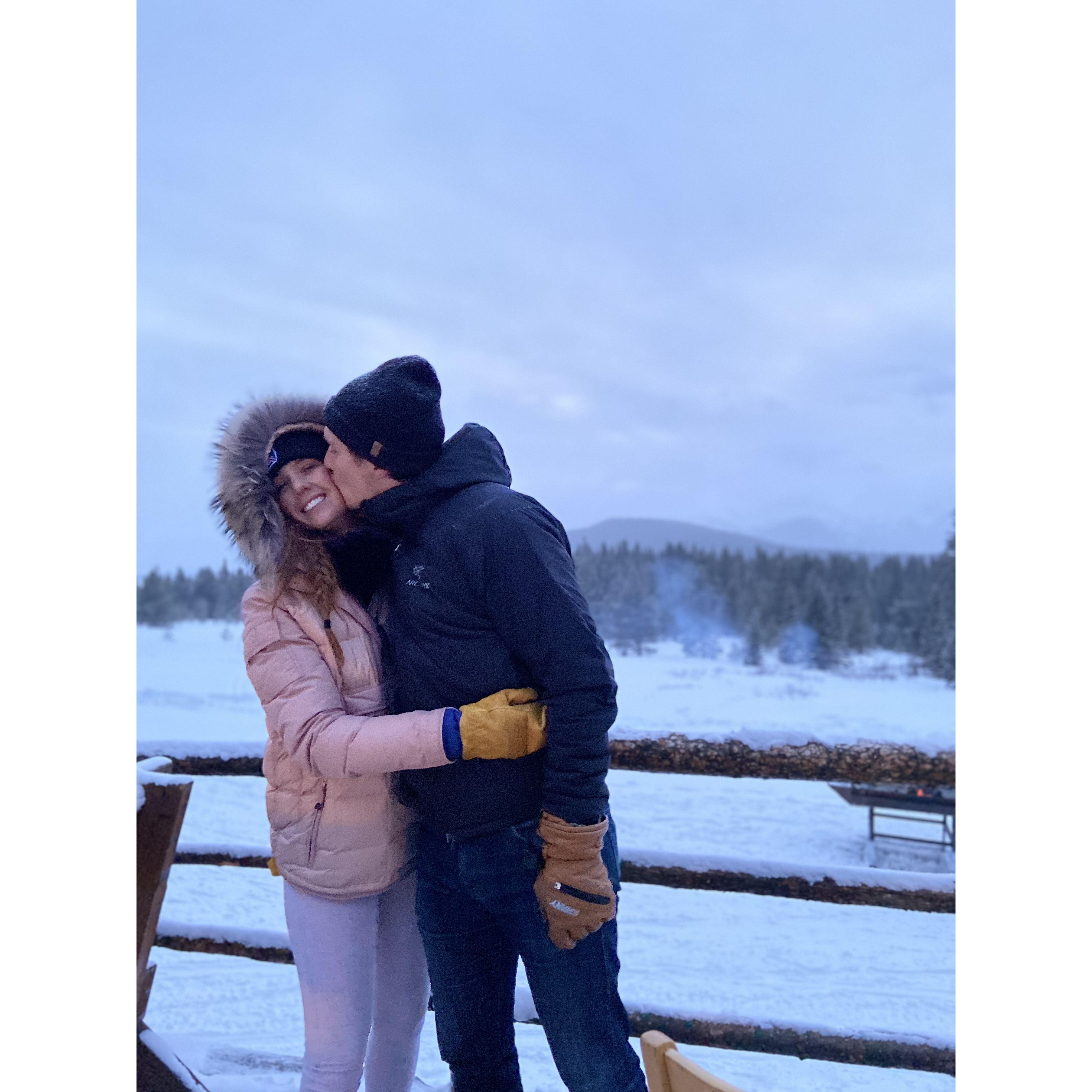 Our first Hut Trip in Colorado.