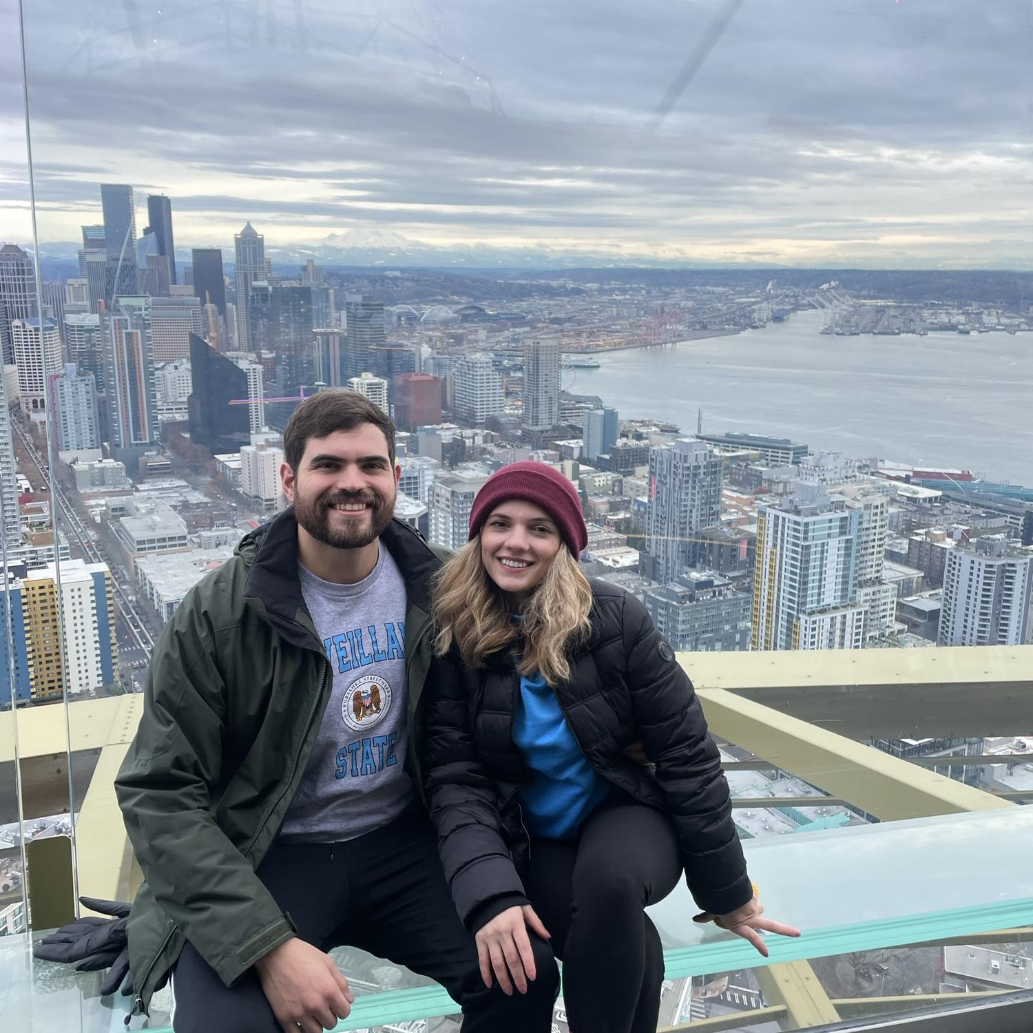 Our first trip together to Seattle 🧡