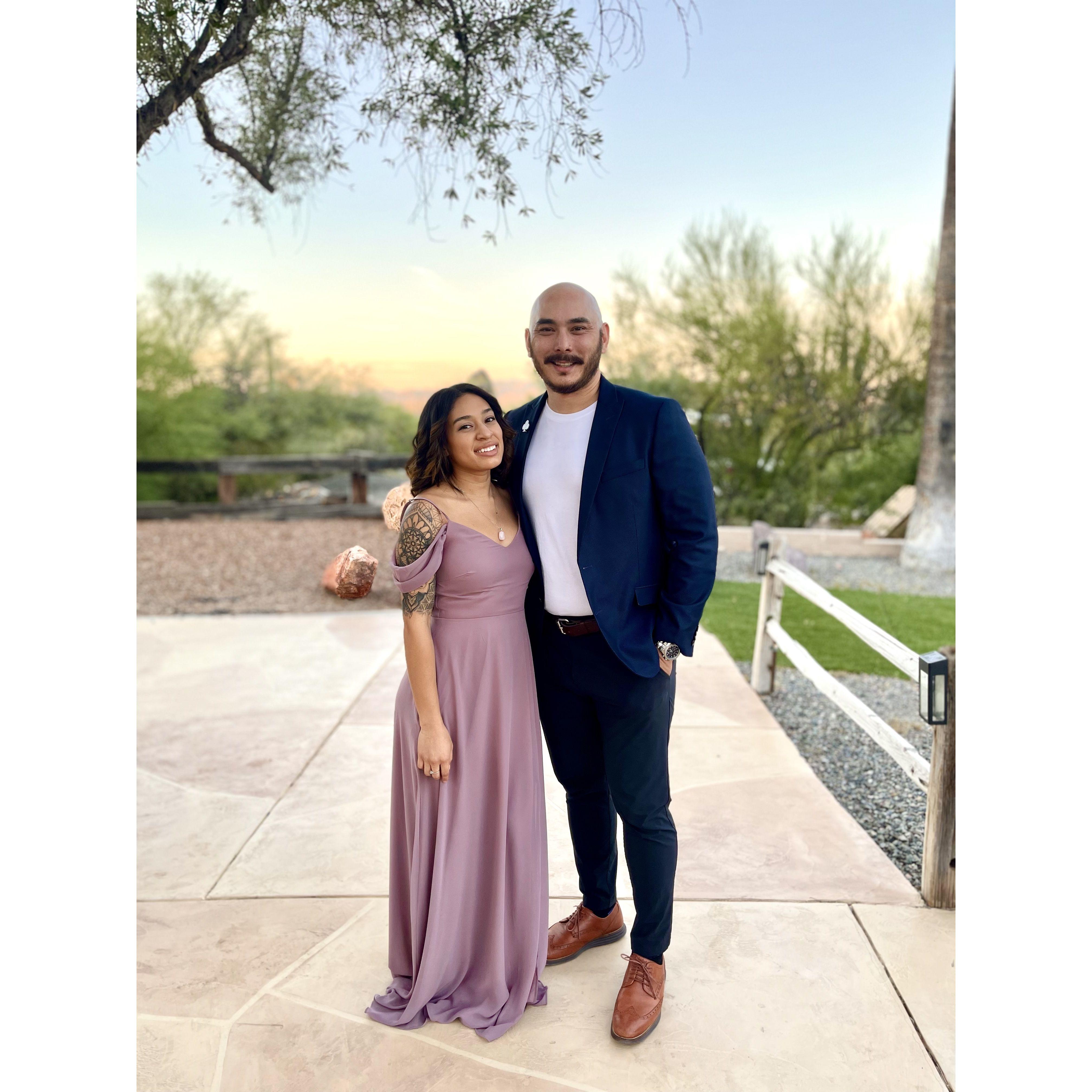 Victoria's wedding when Quinea was 5 weeks pregnant