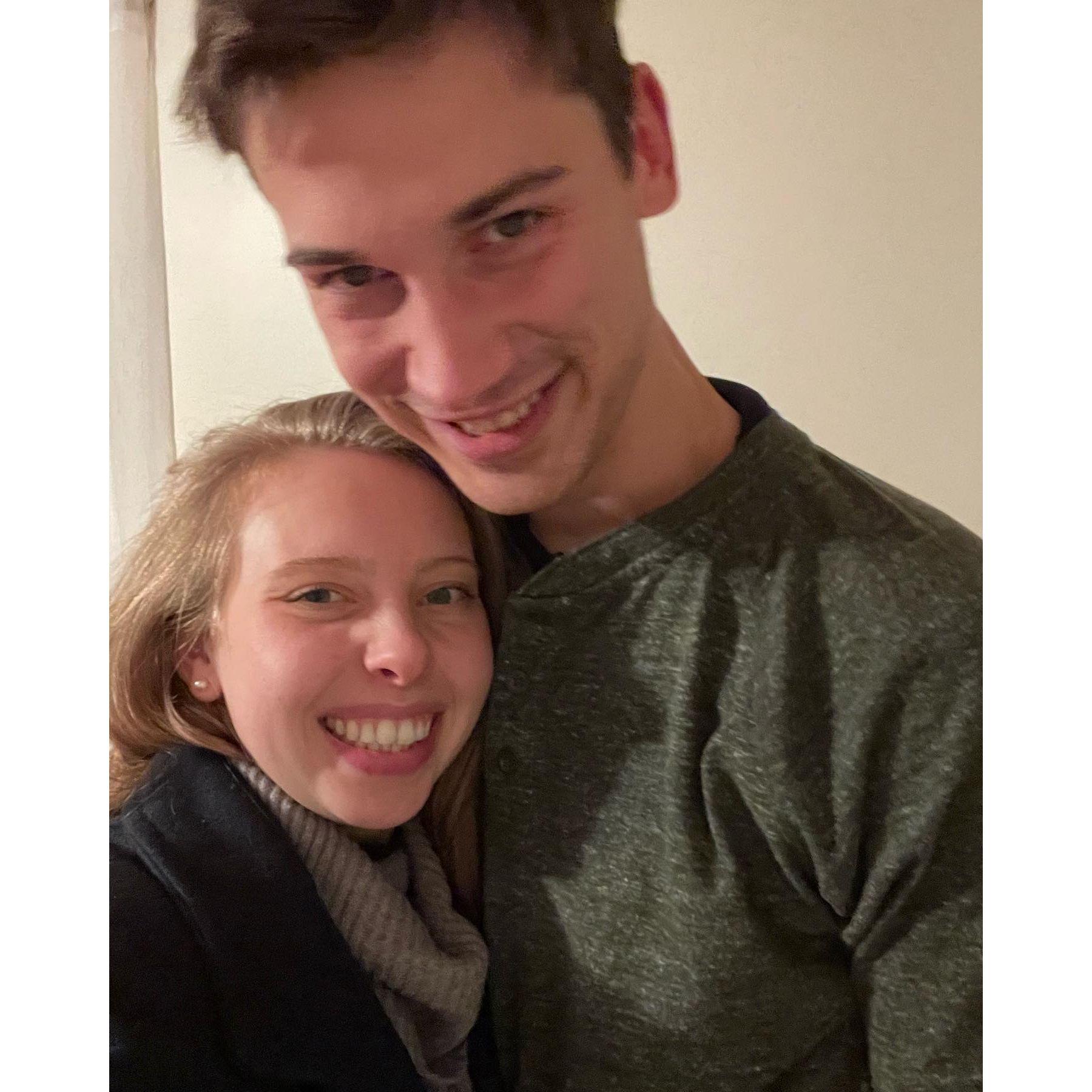Our first Thanksgiving together.