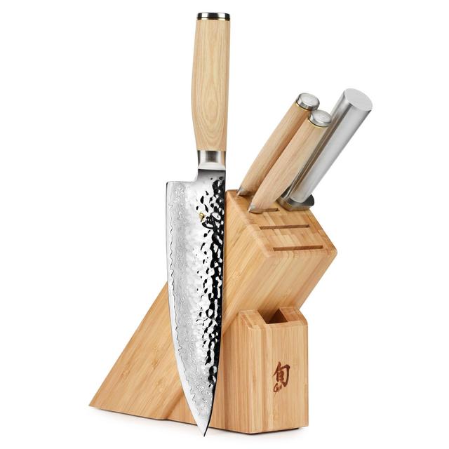 Shun Premier Blonde 5-Piece Knife Block Set