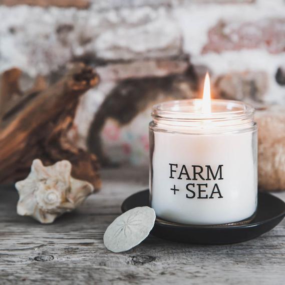 The Farm + Sea Classic Candle- Beach Bonfire