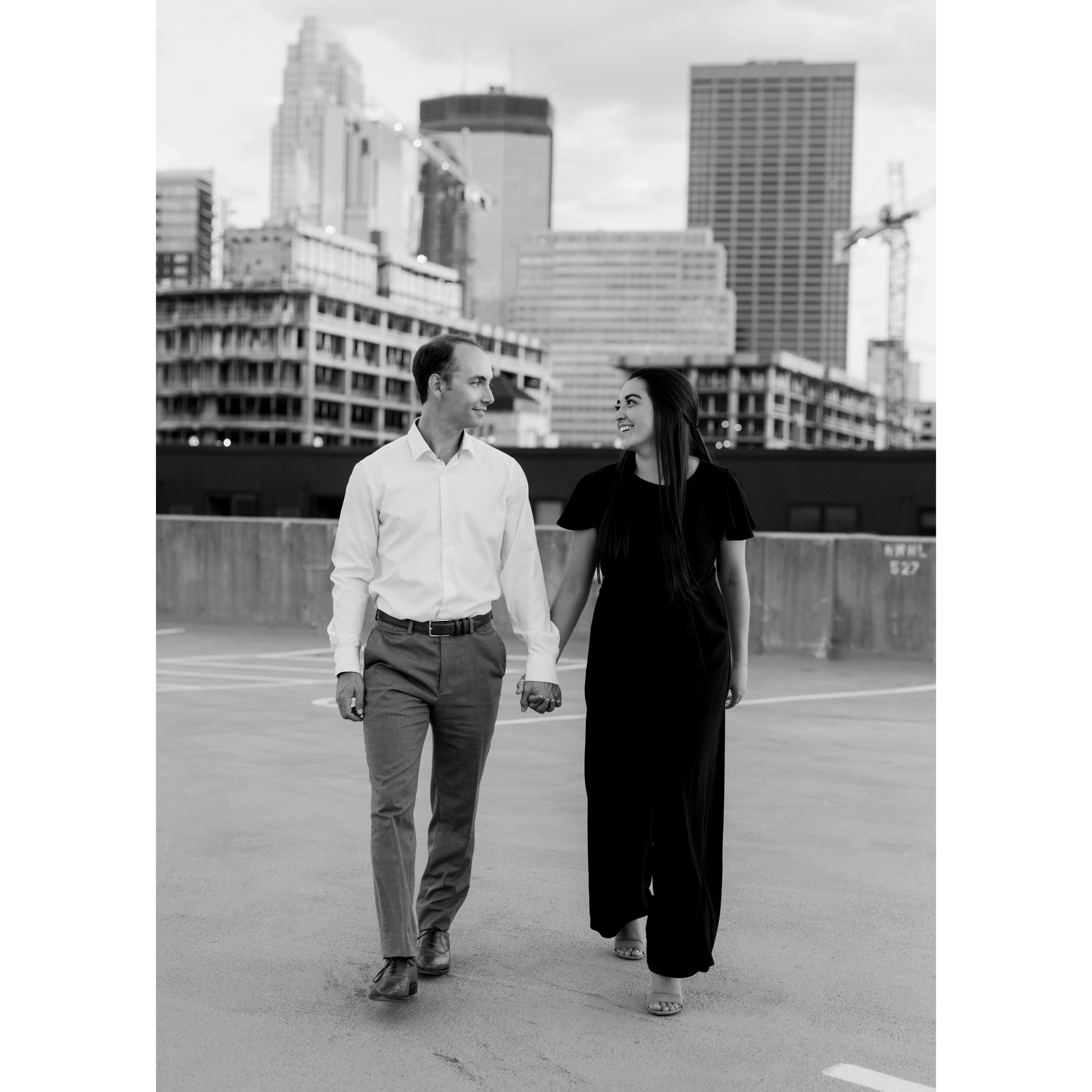 Engagement photos - Minneapolis North Loop (2020)