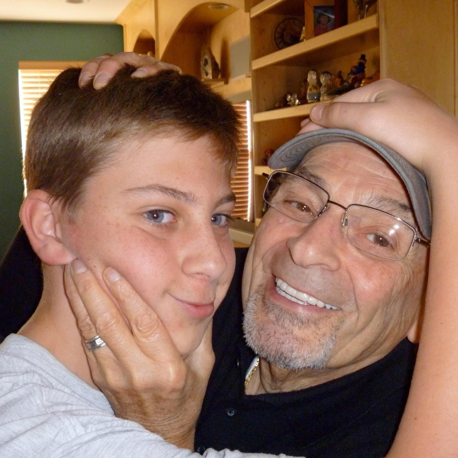 A young Dyl and his Papa.