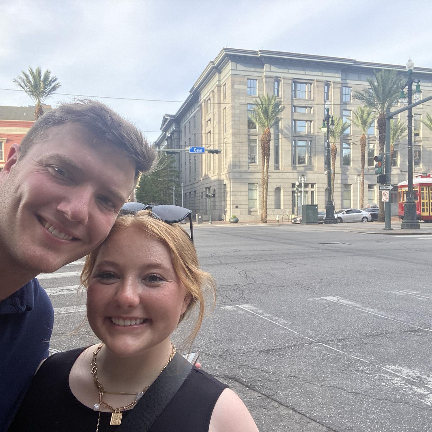 Canal Street in New Orleans!