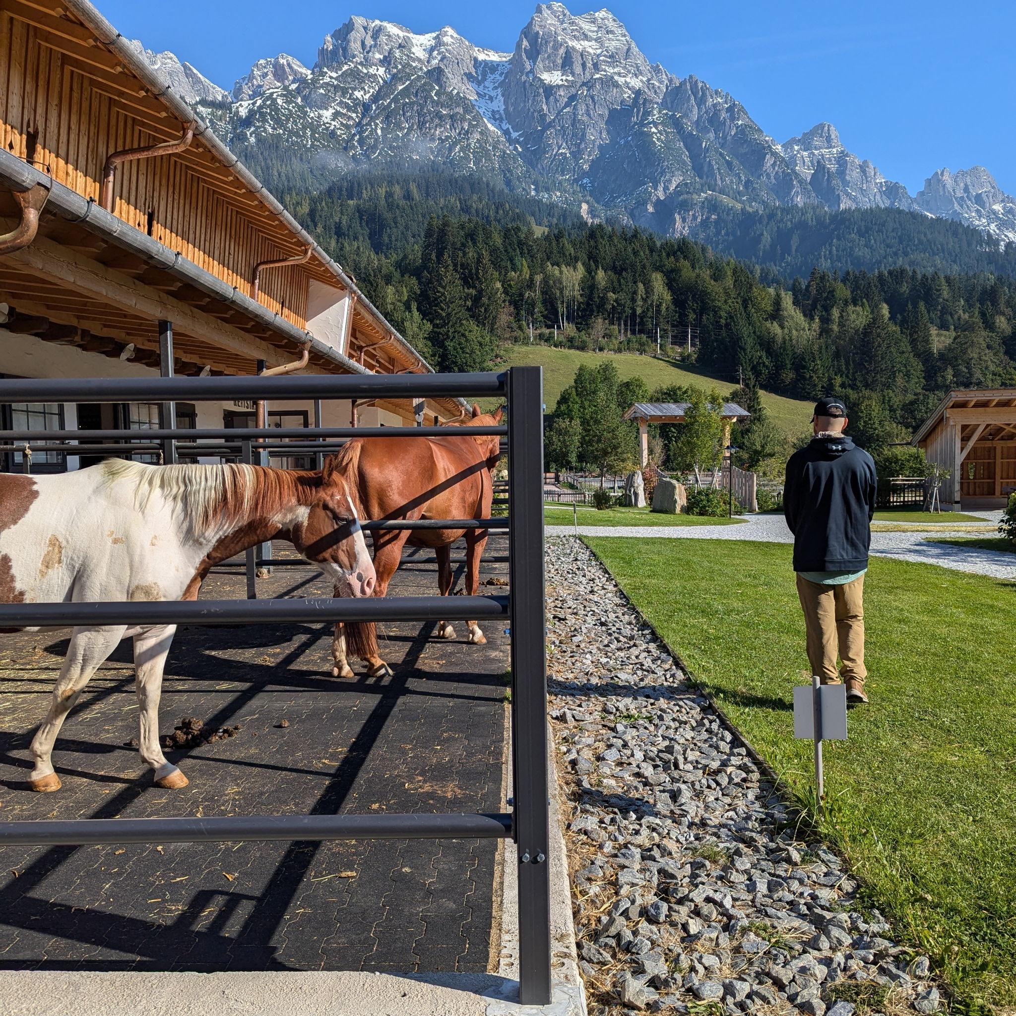 Leogang, Austria; Clydesdale's & Stone Mountain