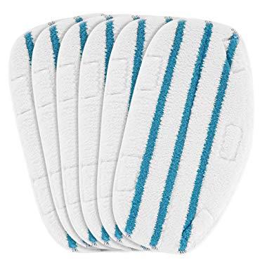 LINNIW 6 Pack Replacement Steam Mop Pads Compatible PurSteam ThermaPro 10-in-1