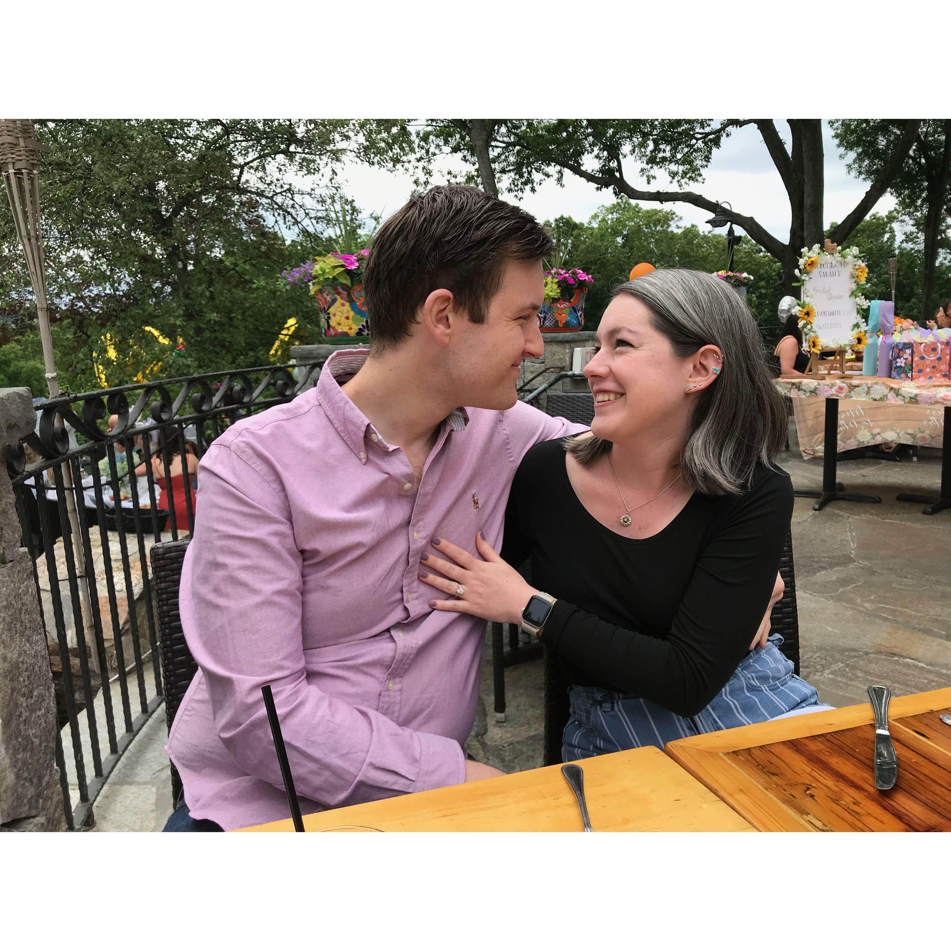Recently engaged and incredibly happy