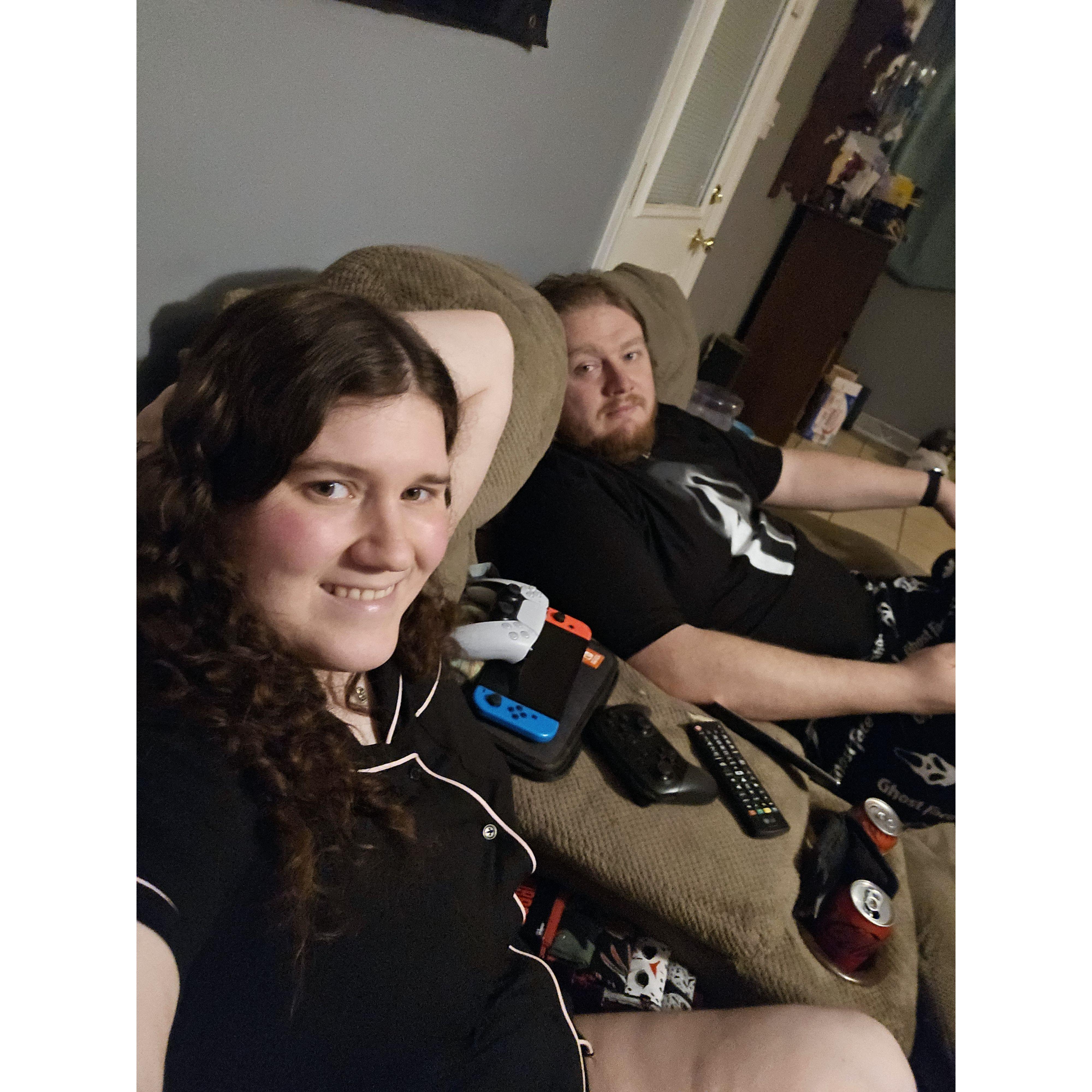 A pajama date!