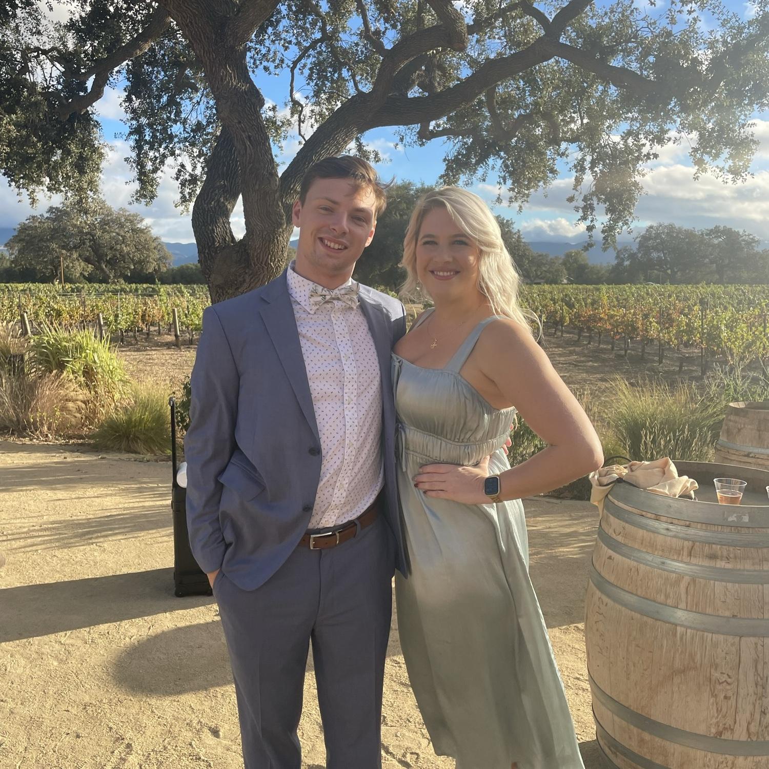 First of many weddings together..