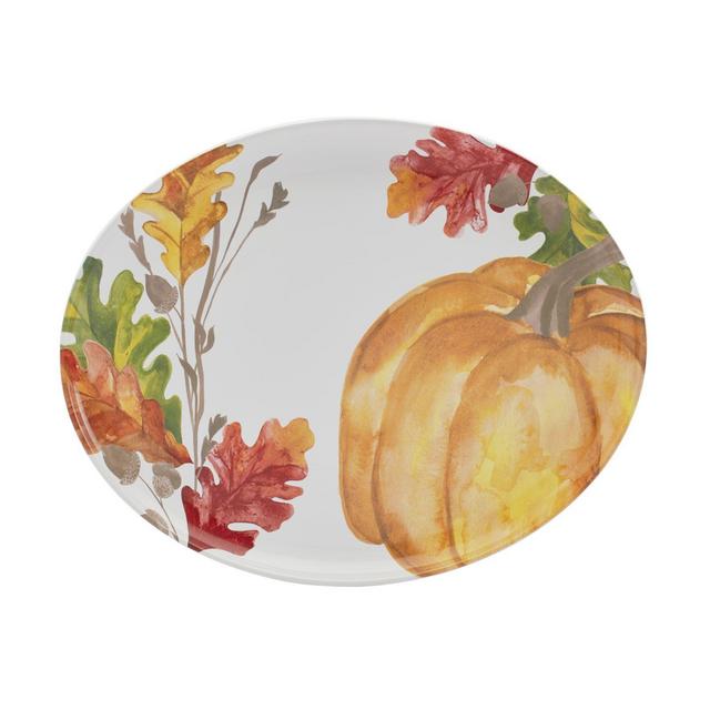 Modern Farmhouse Harvest 18-Inch Oval Platter