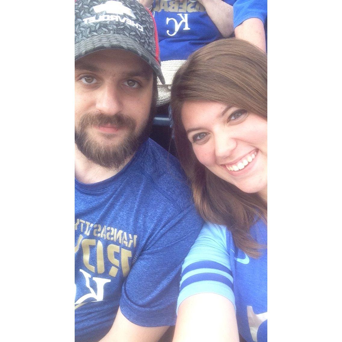 Our first Royals game together!