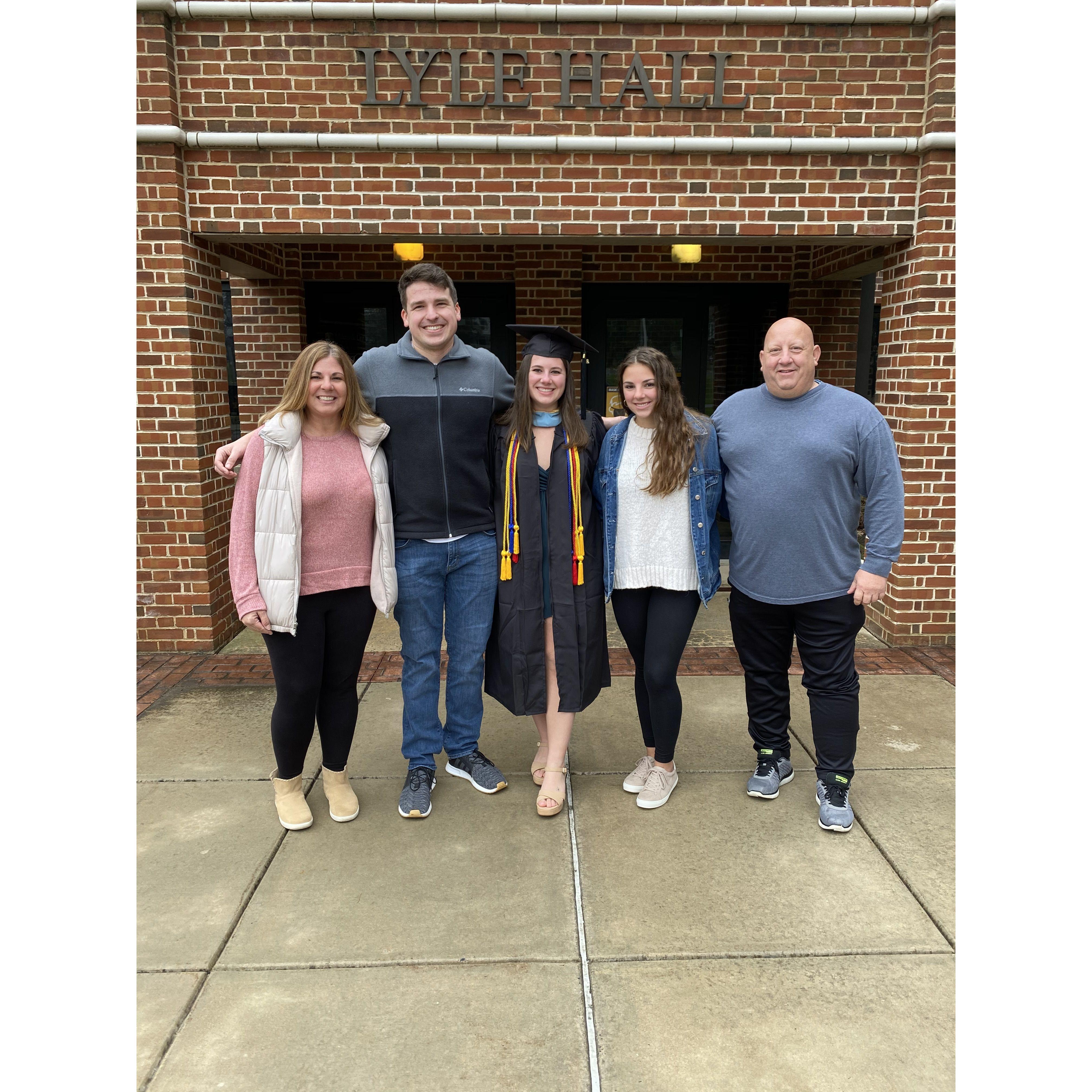 Madison's college graduation