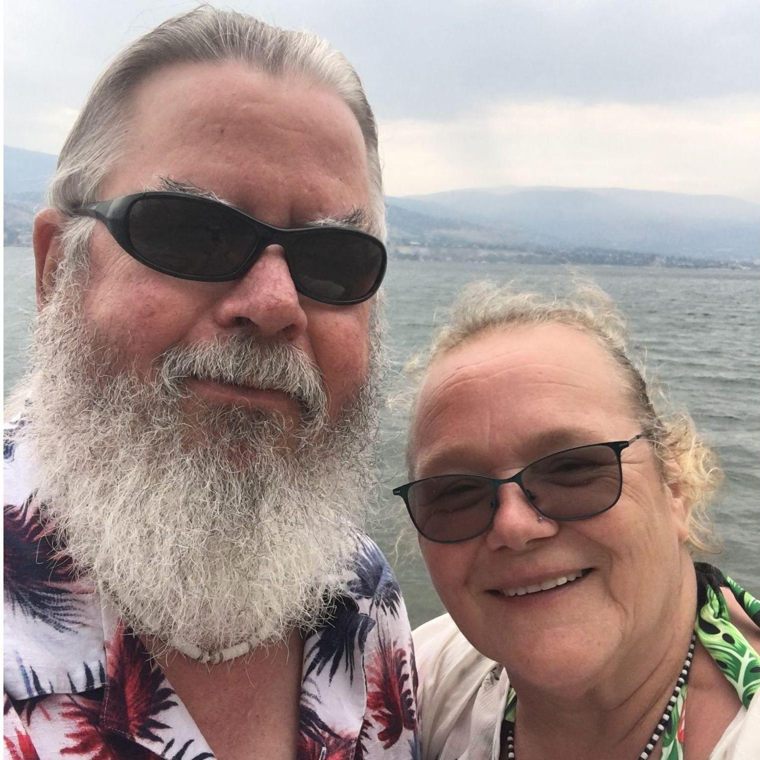 First holiday together at Penticton, British Columbia!