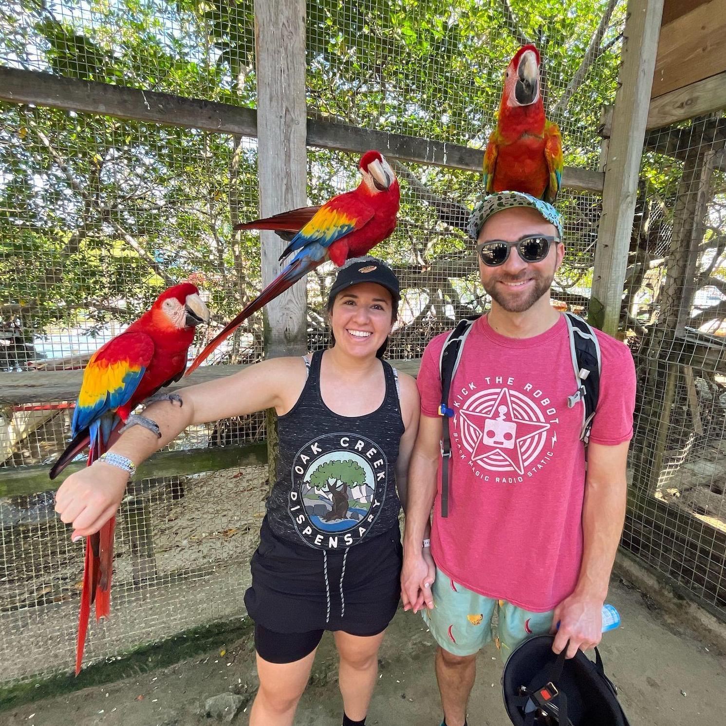 Roatan Honduras, two days before the engagement!