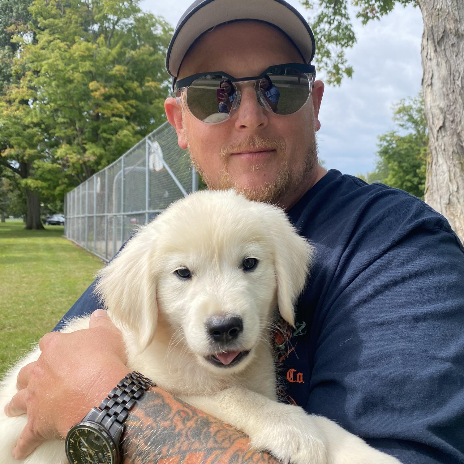 And then we adopted out newest pup - Prince Charming. September
2023