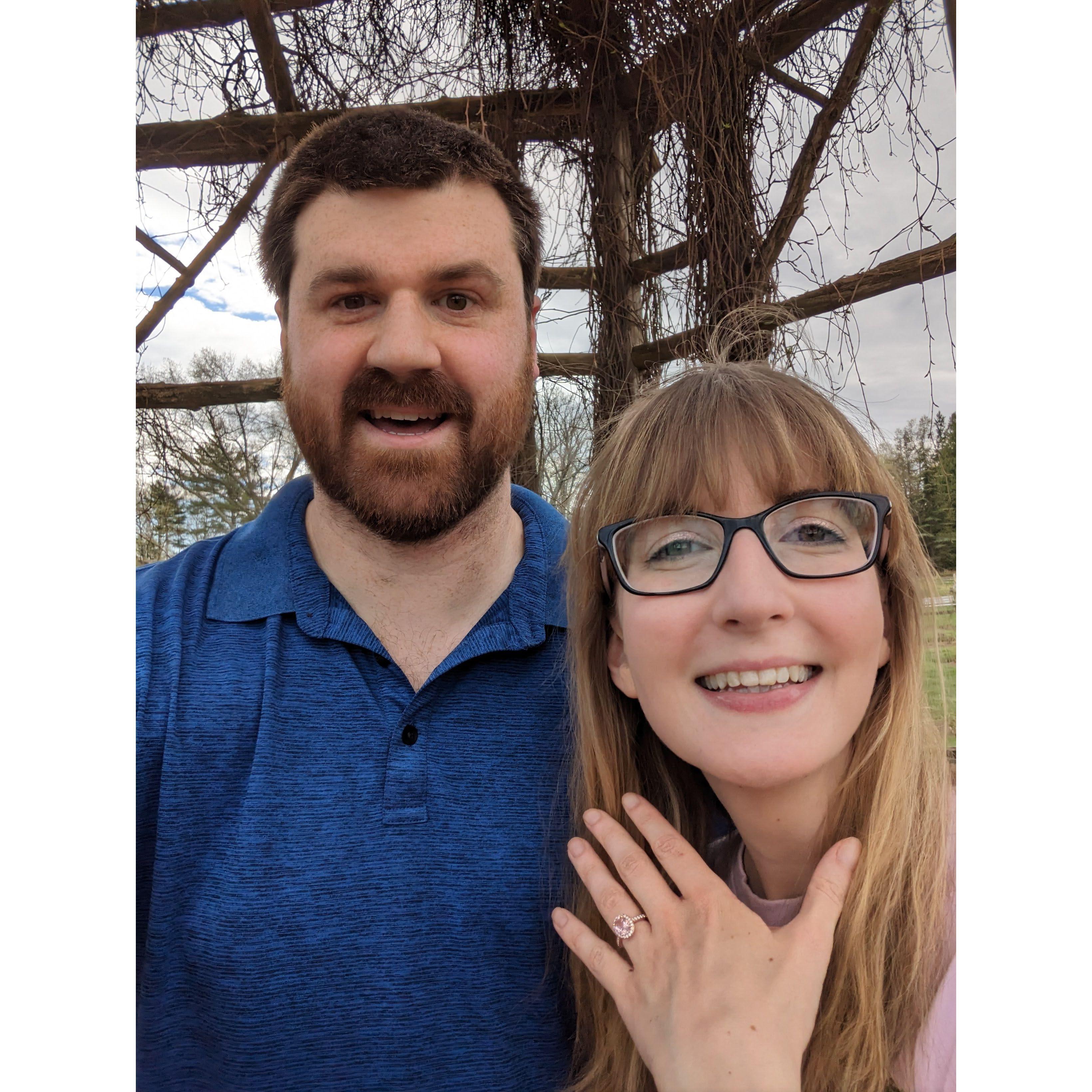 April 15, 2022 engagement at Elizabeth Park!