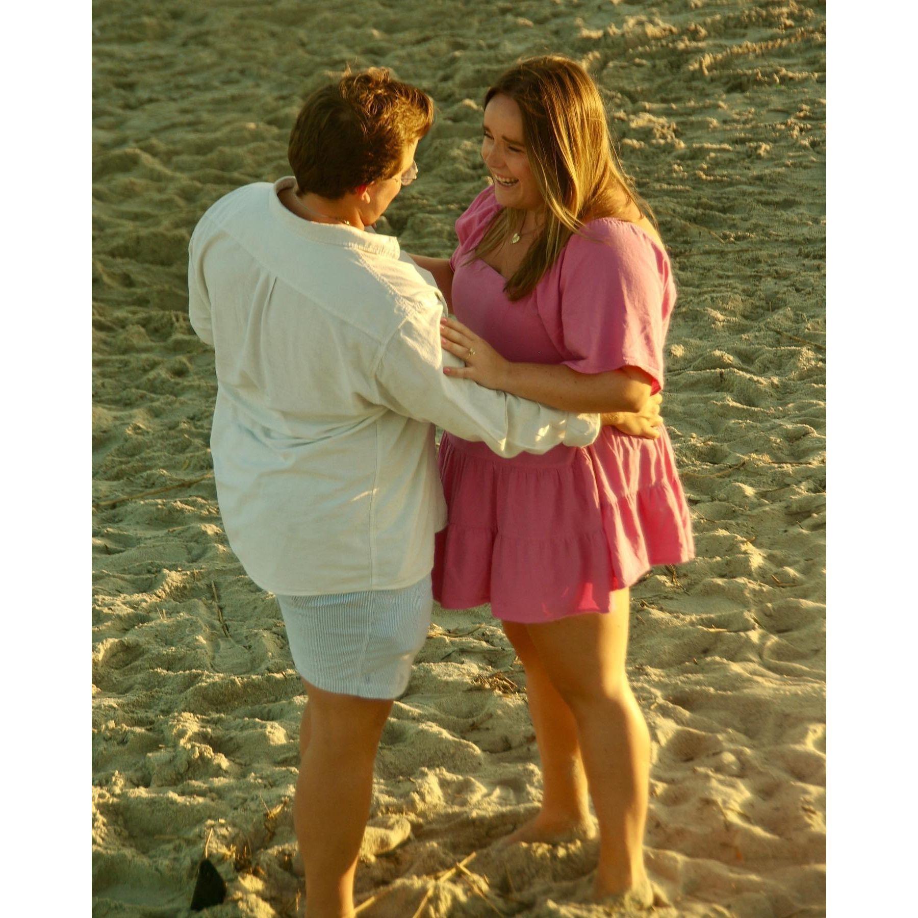 Moments after Jack proposed