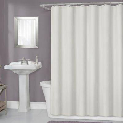 Titan 70-Inch x 72-Inch Waterproof Fabric Shower Curtain Liner in Ivory