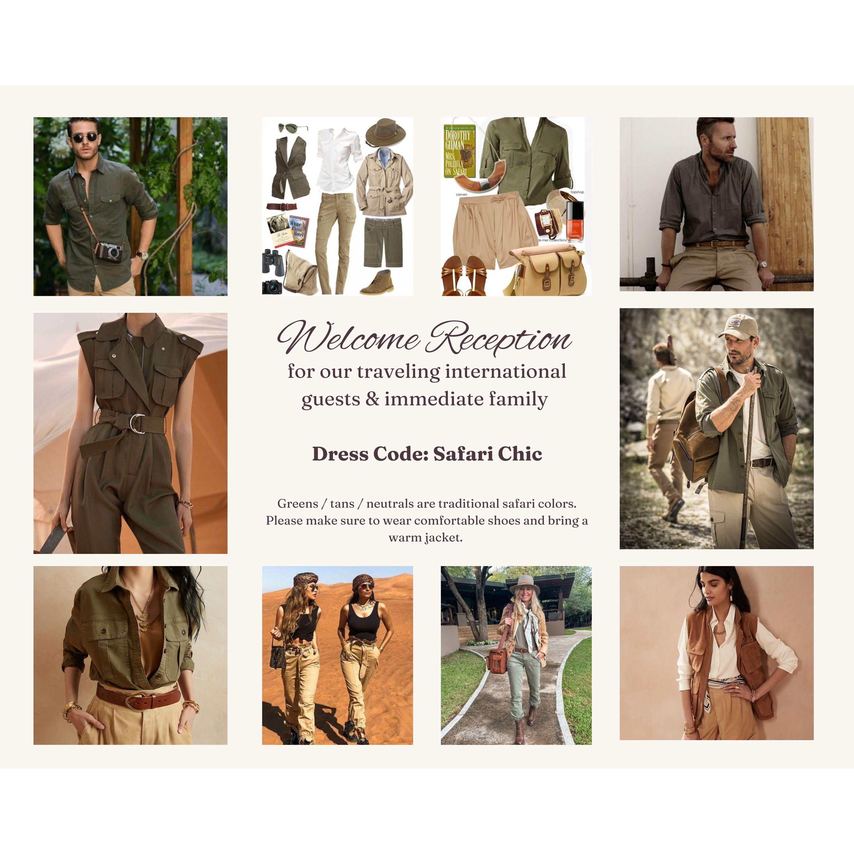 Welcome Reception: Safari Chic