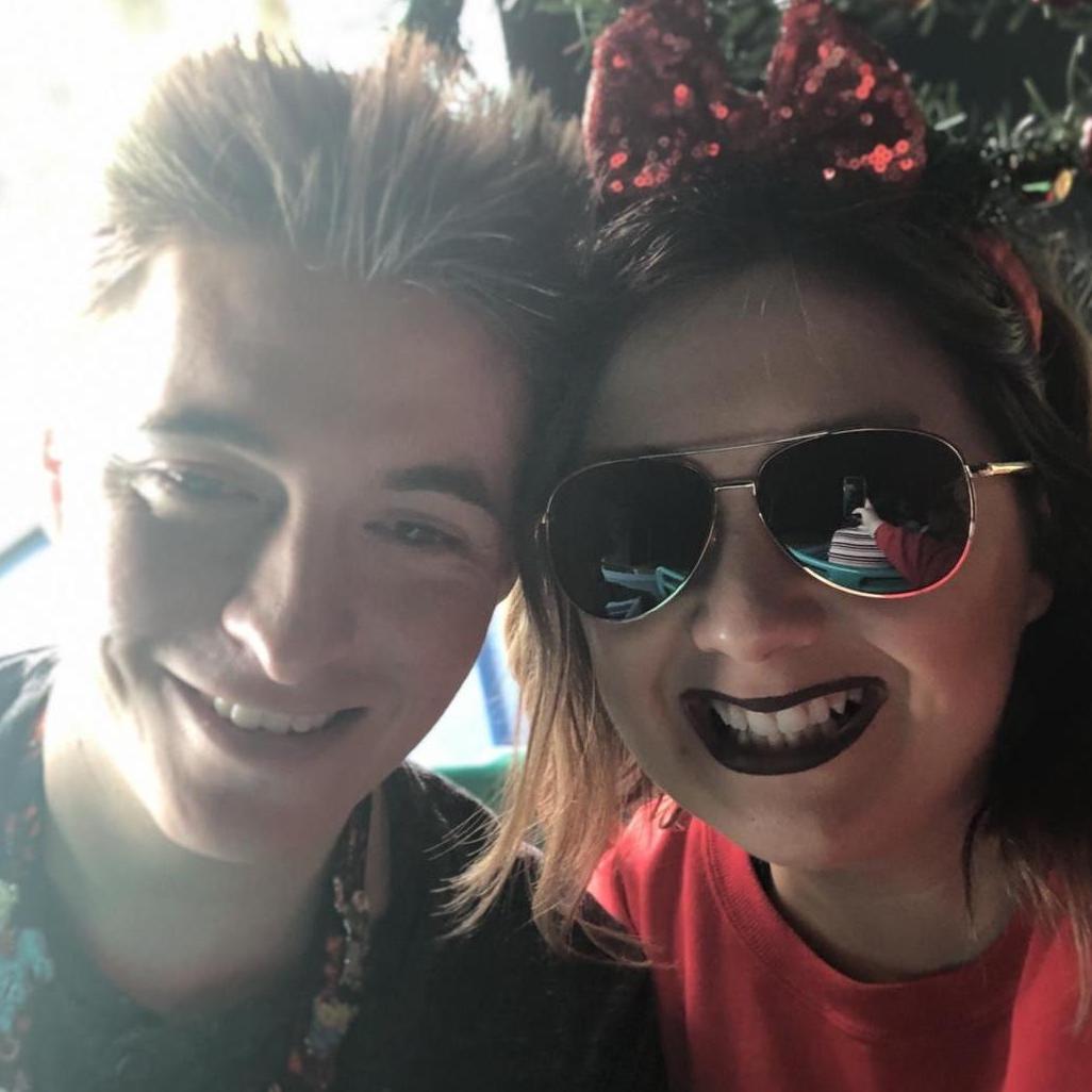 Celebrating our engagement in our favorite place on earth...Disney!