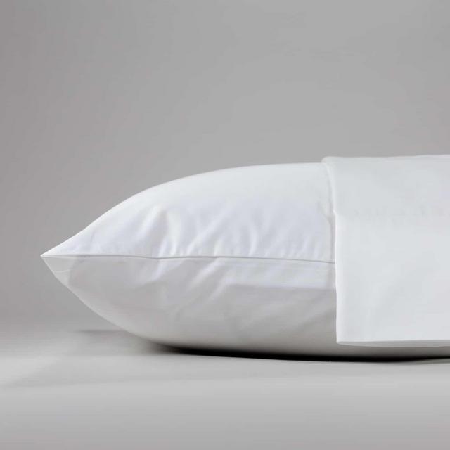 Queen/Standard | White | Cotton Percale Pillowcases (Set of Two)