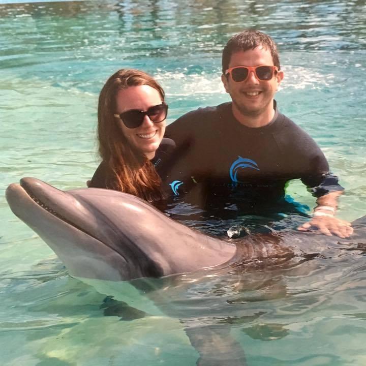 This was taken in the Bahamas during our first vacation together