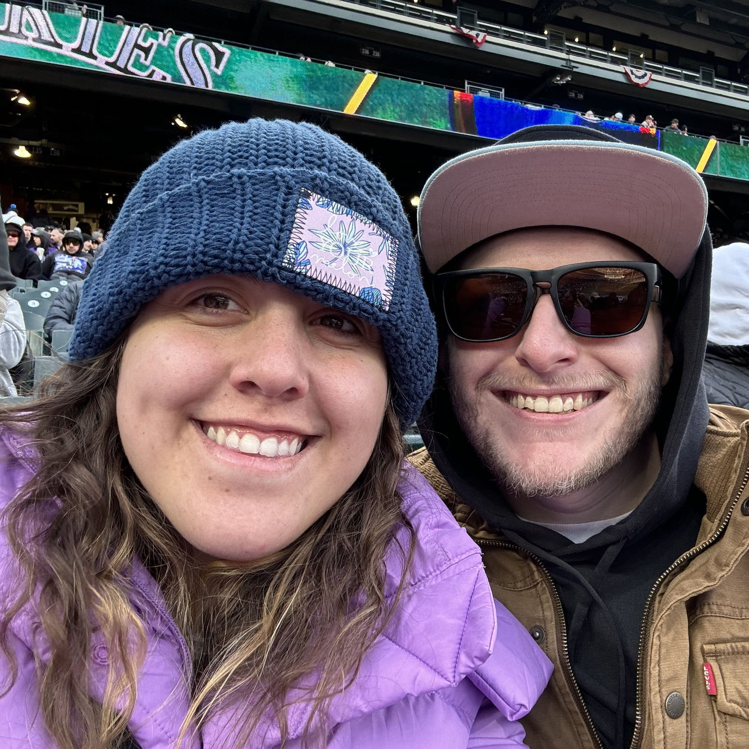 Early spring Rockies game