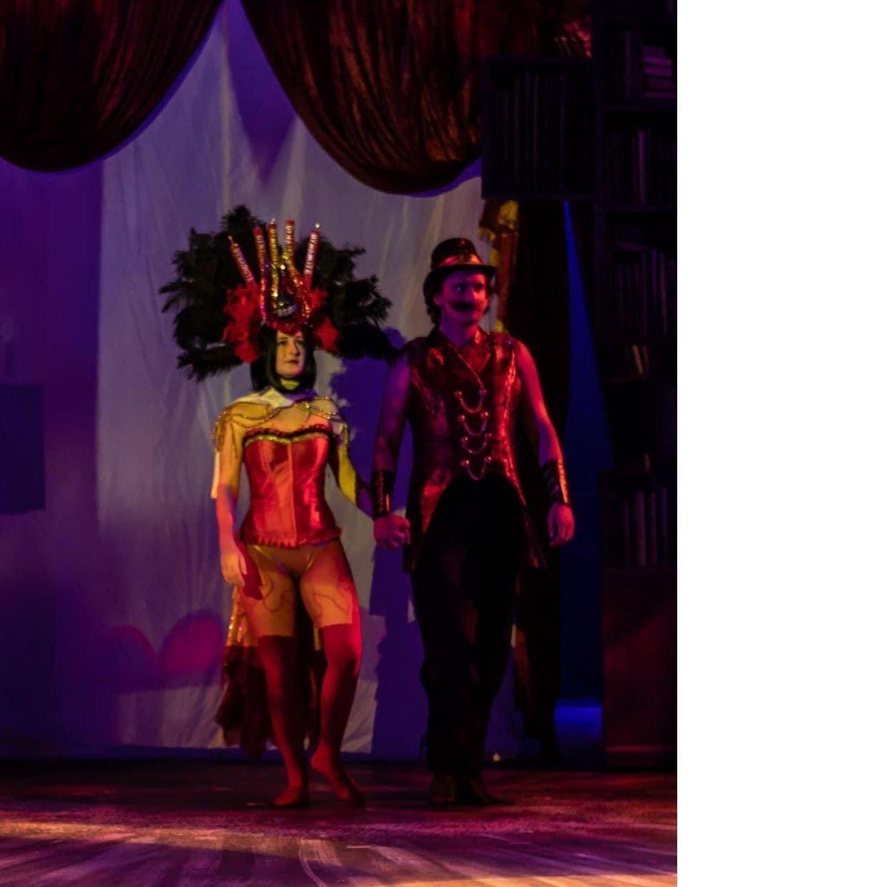 Our first show together as the Acrobat & Escapologist.