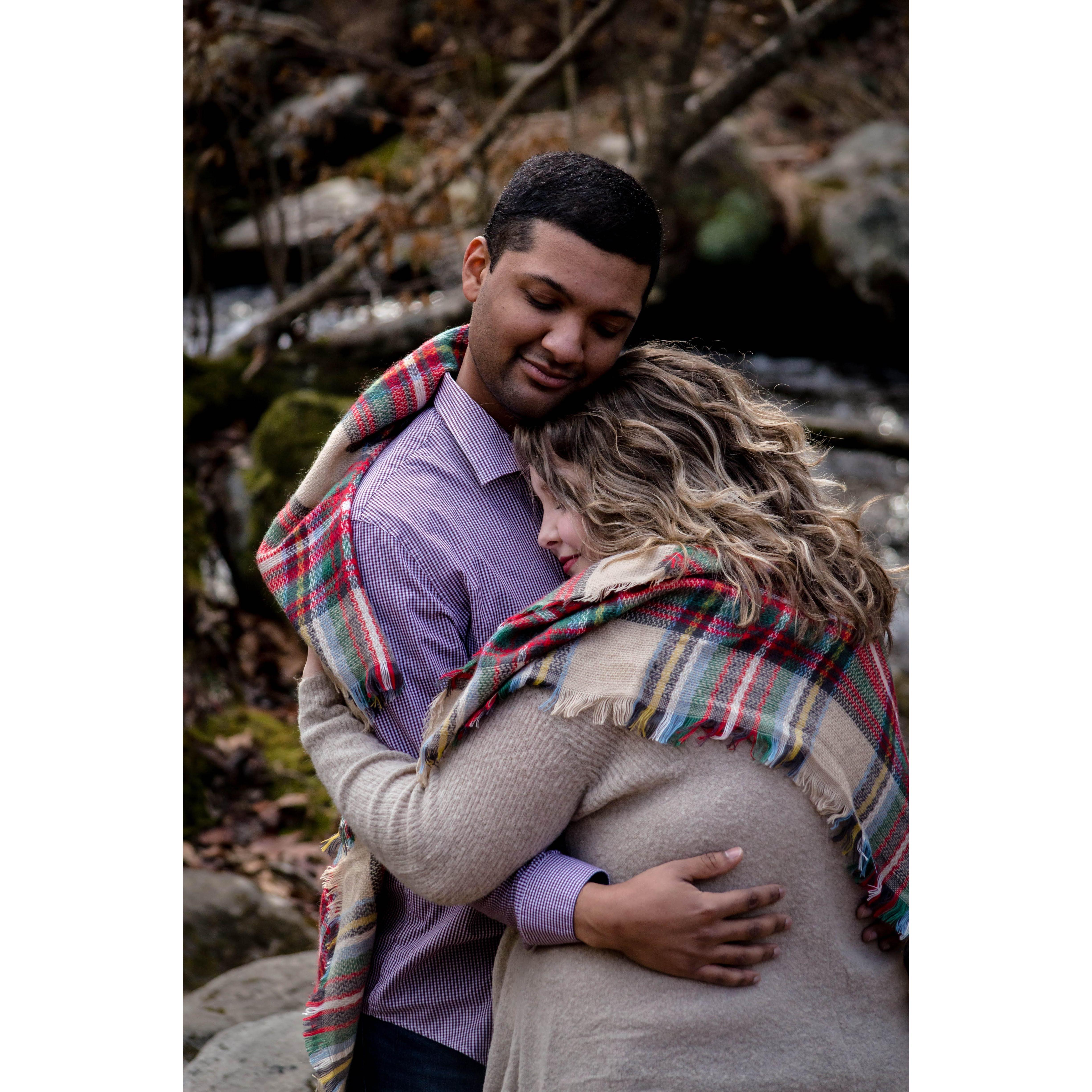 One of our engagement pictures! Photo credit goes to Esther Gaffney!