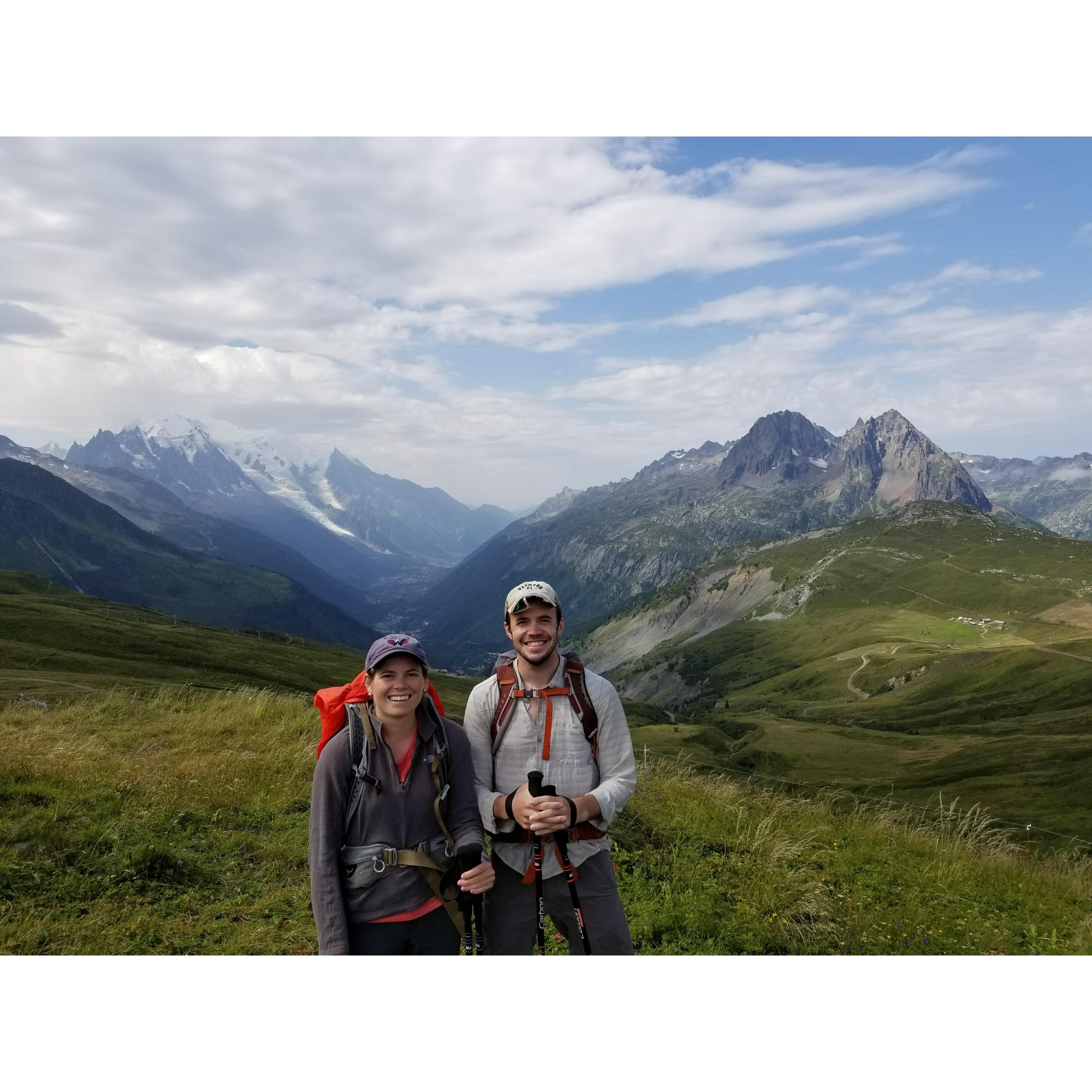 The Tour du Mont Blanc, France, 2017