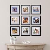 Matted Gallery Wall Frame, Set of 9