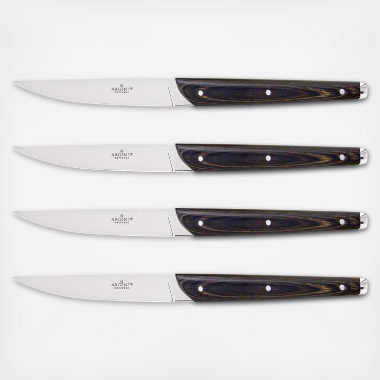 Argent Orfevres, St. Laurent Steak Knife, Set of 4 - Zola