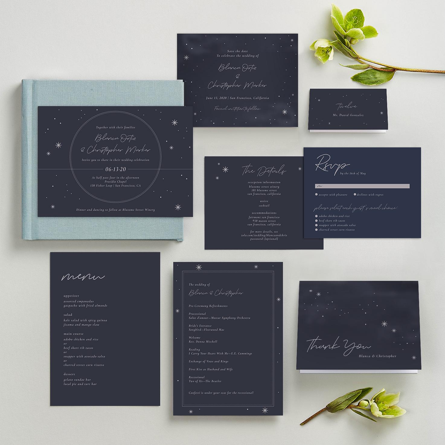 Zola Save The Dates Splendor Portrait