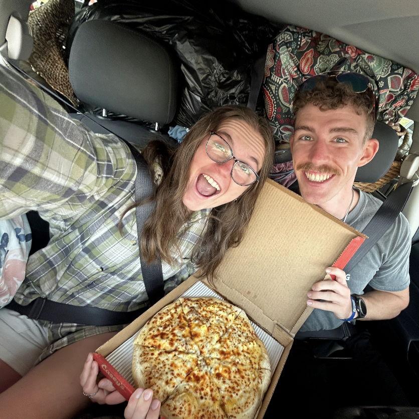 The face of two kiddos that don't have to do distance ever again!