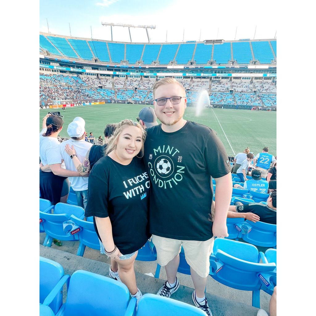 first of many soccer games!