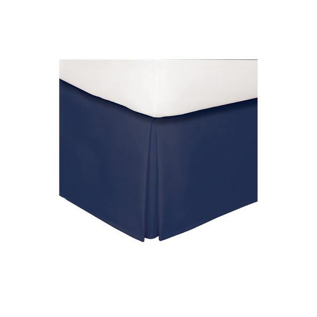 Navy Tailored 14" Bed Skirt Queen - Levinsohn