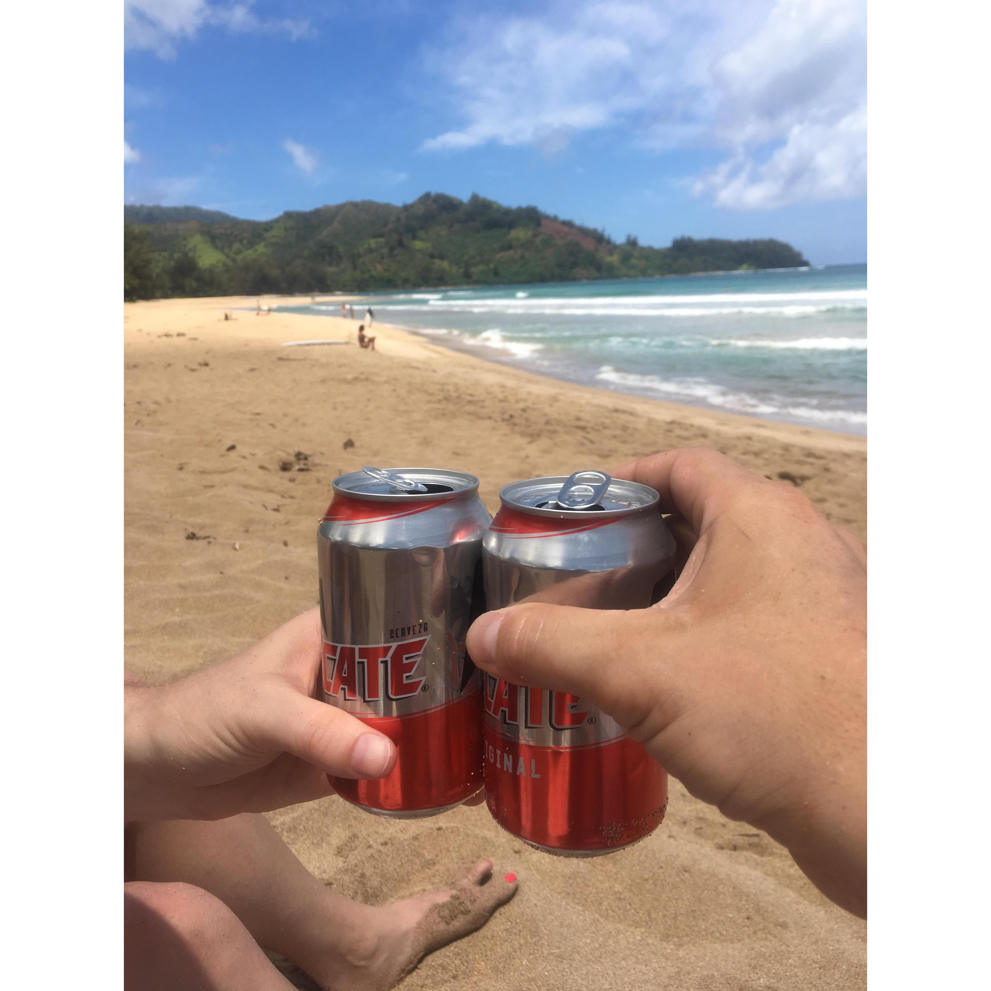 Living the dream in Hawaii (Thanks Pat and Monica!)