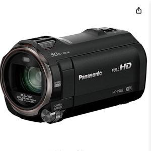 Panasonic Full HD Video Camera Camcorder, 20X Optical Zoom, 1/2.3 Inch BSI Sensor, HDR Capture, Wi-Fi Smartphone HC-V785 (Black)