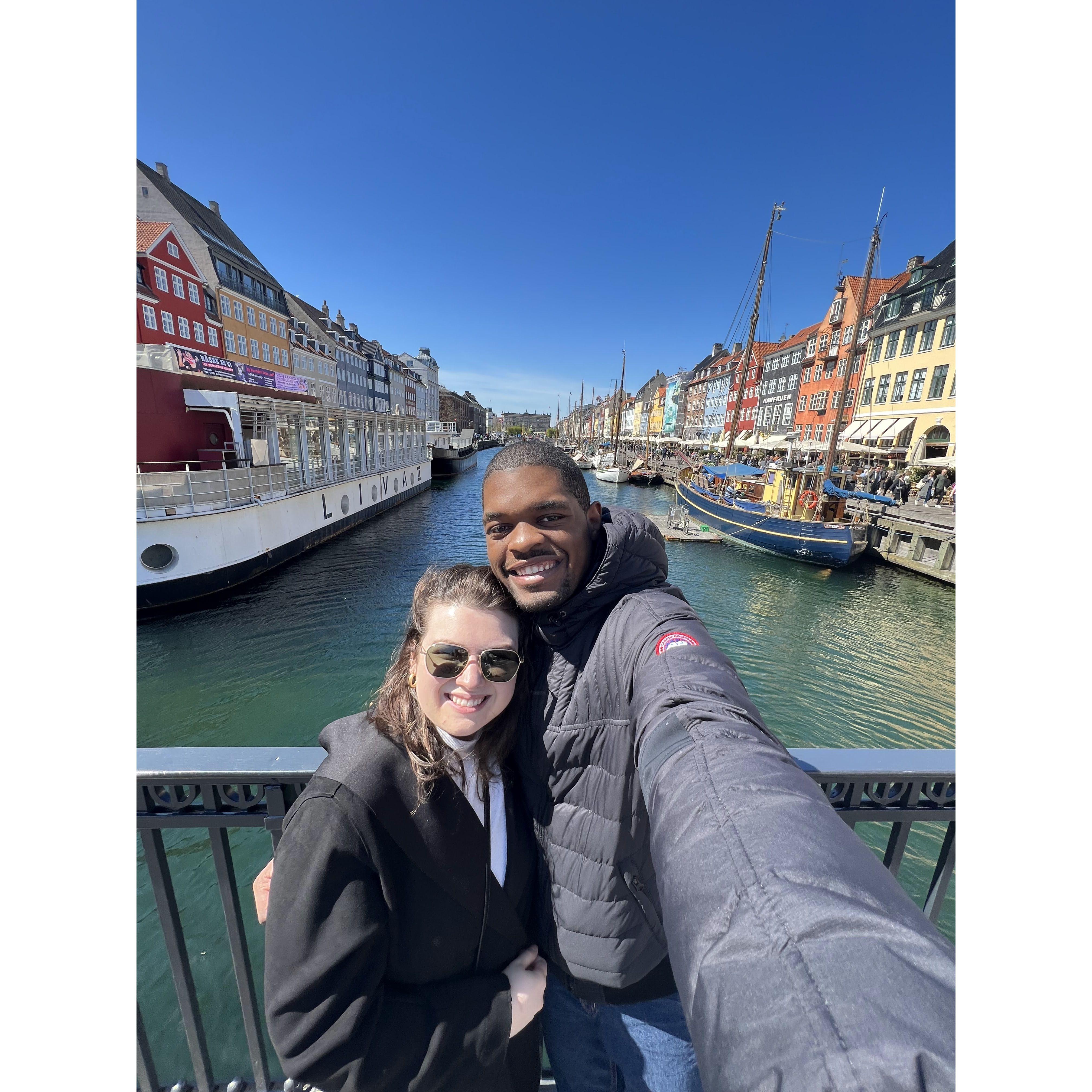First international trip: Denmark and Finland (pictured here: Copenhagen)