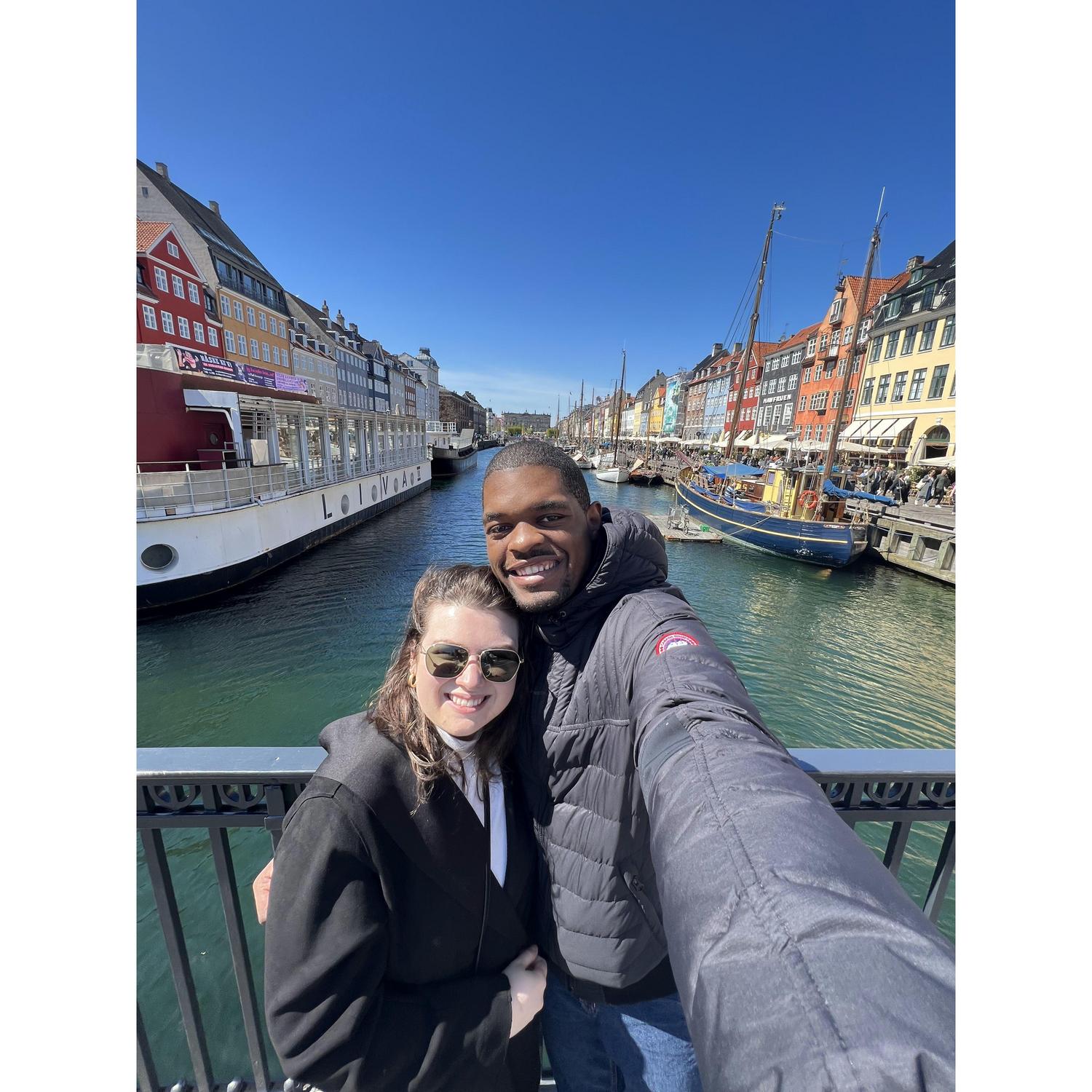 First international trip: Denmark and Finland (pictured here: Copenhagen)