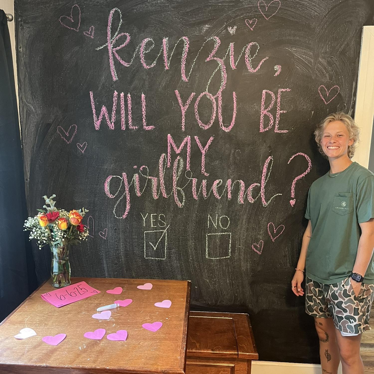 When Kelly asked Kenzie to be her girlfriend🤍 (and Kenzie didn’t even see it… oops)