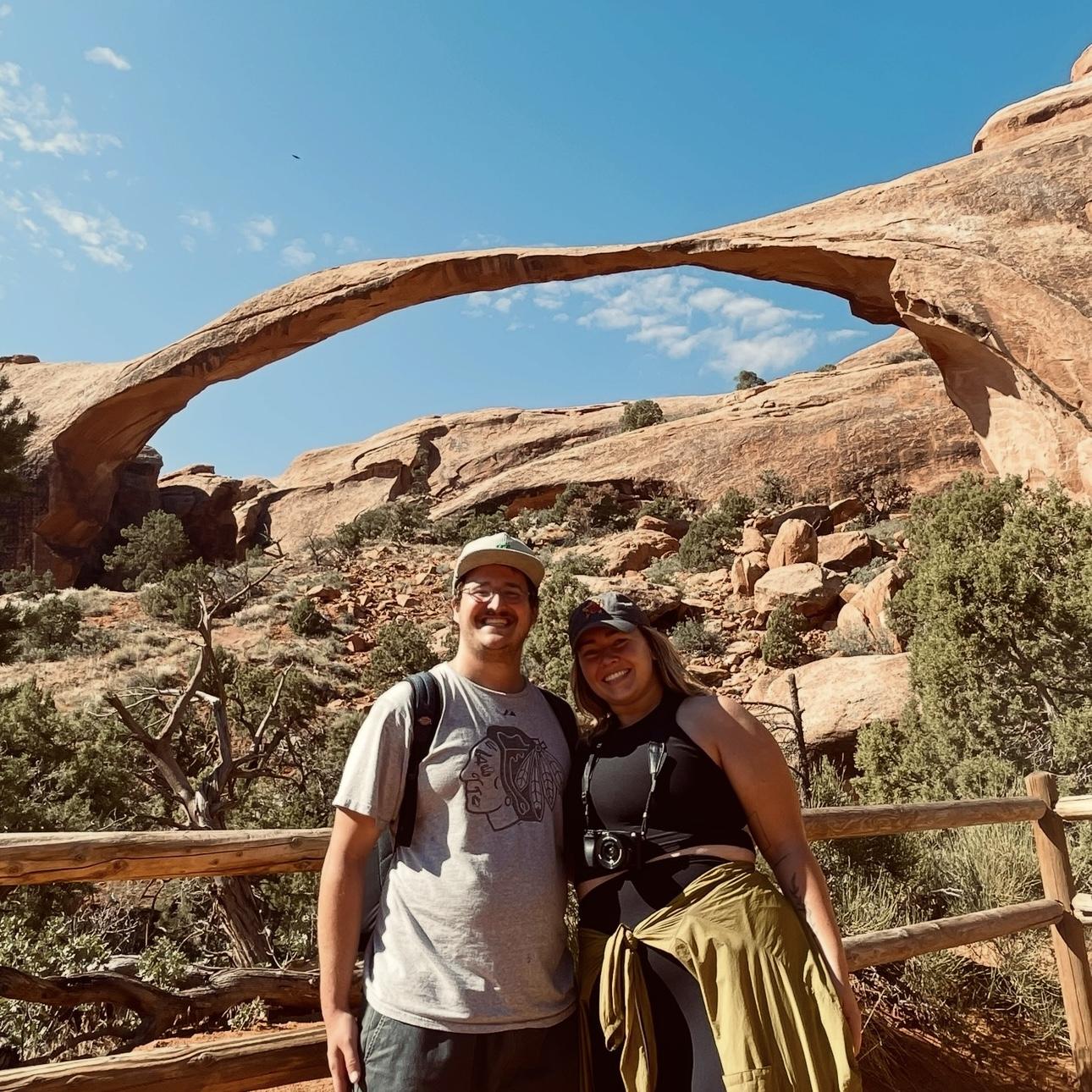 Moab, UT! Kristina's car broke down on the top of a mountain shortly after this...