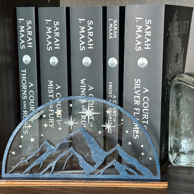 ACOTAR velaris mountains city of starlight shelf sitter bookshelf decor