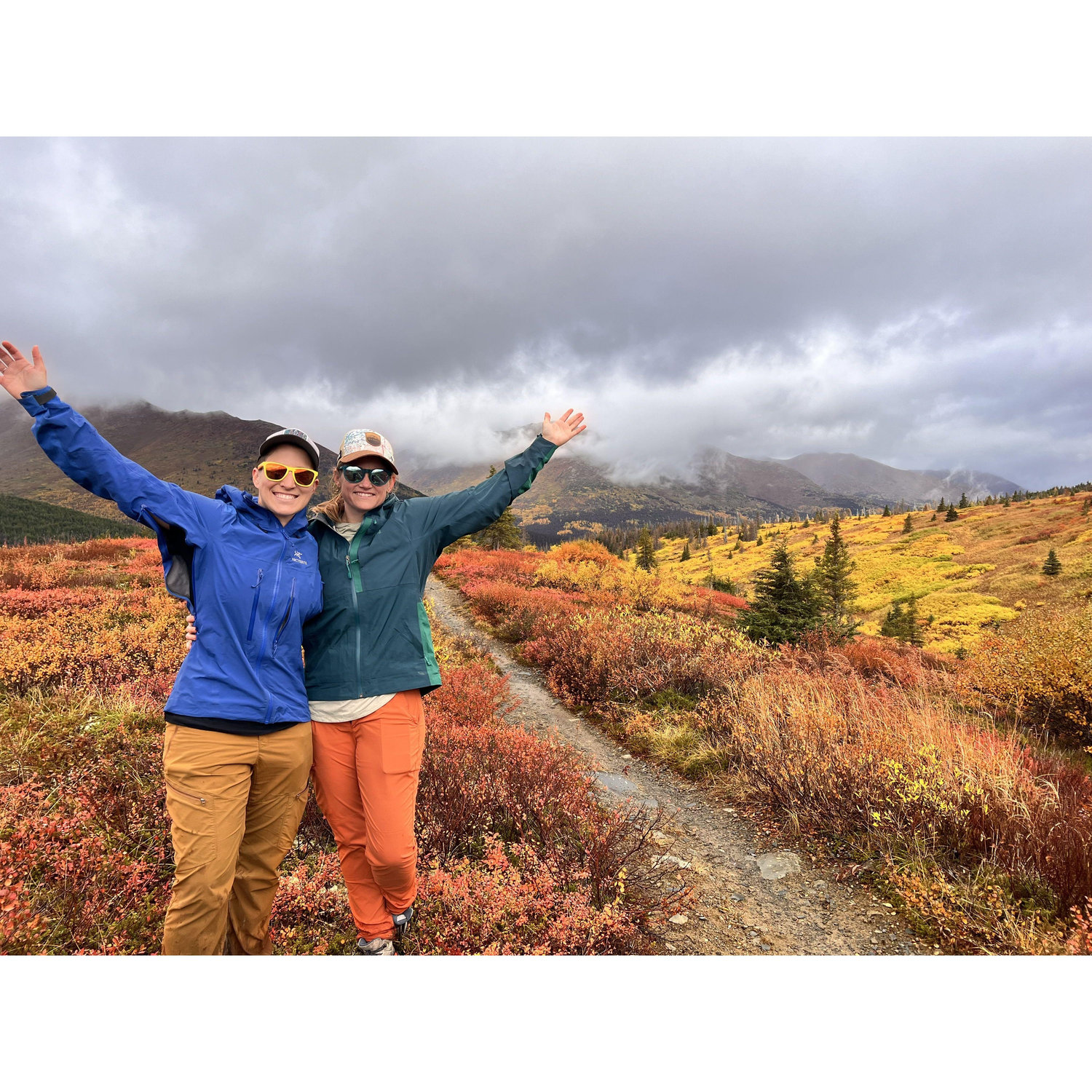 Nothing says quality time celebrating your engagement like hiking for 4 days with no shower